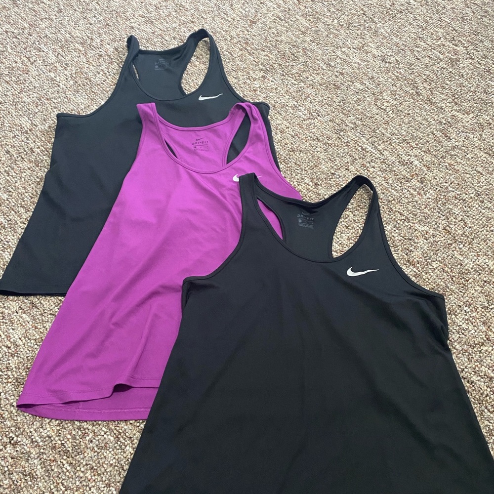 Bundle of 3 Nike Dri-fit tank tops